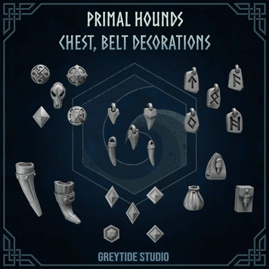 Primal Hounds, Set de décorations