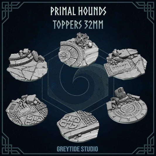 Primal Hounds, 5 Bases 32mm