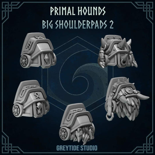 Primal Hounds, 5 Epaulières Terminator, set 2