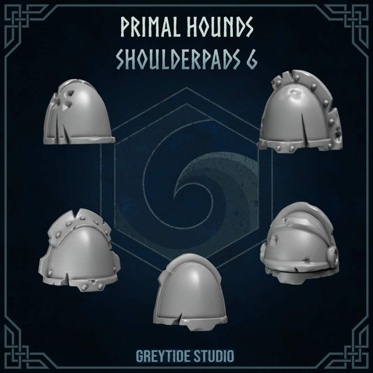 Primal Hounds,5 épaulières, set 6